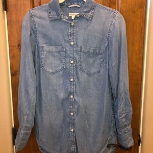 Jean button up